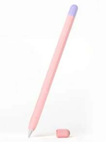 1 Khối Màu Silicone Bút Cảm Ứng & 2 Chiếc Nắp Bút Tương Thích Với Apple Pencil 2 - Nhiều màu - Xem 2