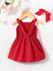 SHEIN 嬰兒彩虹條紋印花3D貼布服裝 - 彩色 - 查看 2