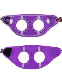 1pc Breathable Pet Harness For Dog For Outdoor - Purple - View 3