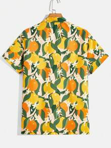 Manfinity RebelGame Men Fruit Print Shirt - Multicolor - View 2