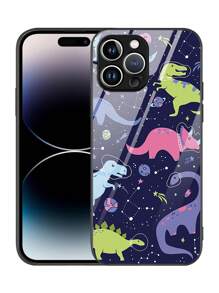 恐龍圖案手機殼 - 彩色 - 查看 1