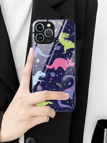 恐龍圖案手機殼 - 彩色 - 查看 4