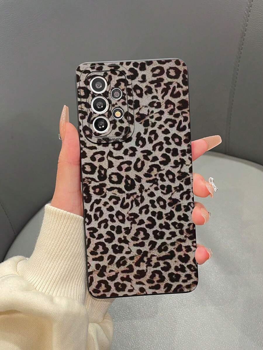 仿真豹纹手机壳，国际版，非国内版 - 彩色 - 查看 1