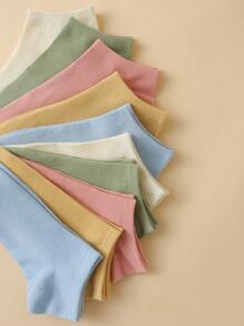 10 đôi vớ mắt cá chân rắn - Nhiều màu - Xem 3