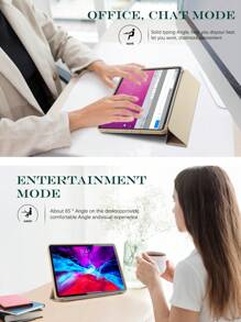 纯色蜂窝软壳保护壳适用于 Galaxy A9 A8 S8/S7,适用于 iPad Mini 4/5/6/9.7/10.2/10.5//Air 4/Air 5/10th/10.9/Pro 11"/Air 11"(M2)/Pro 11"(M4)/2024 - 金色 - 查看 3