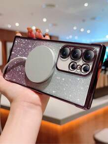 1 个渐变闪亮 Magsafe 磁性手机壳，具有防摔保护功能，兼容三星 Galaxy S25 Ultra/S24 Ultra/S23 Ultra/S22 Ultra/S21 Ultra/S20 FE、iPhone 16 Pro Max/15 Pro Max/14 Pro Max/13 Pro Max/12 Pro Max/11 - 彩色 - 查看 3