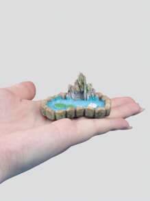 1pc Trang trí hồ cá ngẫu nhiên thiết kế ao - Nhiều màu - Xem 6