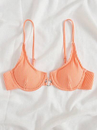 Solid Underwire Bikini Top