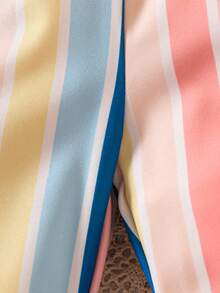 Áo liền quần Em bé Thắt lưng Sọc - Nhiều màu - Xem 6