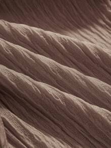 DAZY Quần nữ màu trơn Giải trí - Màu Khaki - Xem 5