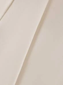 SHEIN Girls Solid Seam Detail Trousers - Apricot - View 4