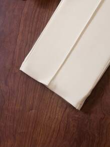 SHEIN Girls Solid Seam Detail Trousers - Apricot - View 5