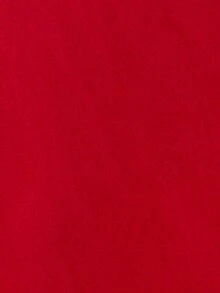 SHEIN LUNE Blusa unicolor de manga murciélago - Rojo - Ver 7