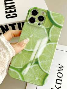 Coque De Téléphone Portable Citron Motif - Prune - Voir 2