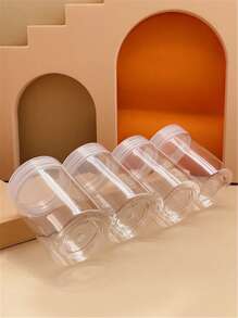 4入組透明分裝瓶 - 無色 - 查看 2