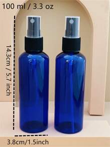 2入組100毫升香水分裝瓶 - 寶藍色 - 查看 4