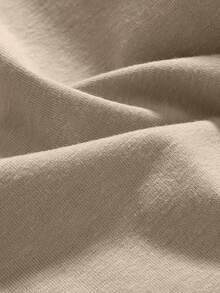 ROMWE MEN Street Life Guys Cotton Bear & Letter Graphic Tank Top - Khaki - View 5