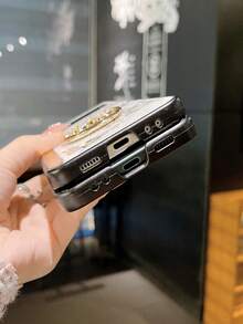 Ốp điện thoại chống rơi họa tiết hình con bướm có giá đỡ nhẫn - Nhiều màu - Xem 3