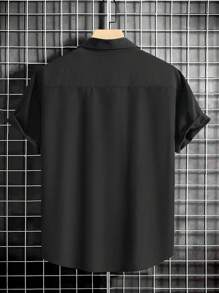 Manfinity Homme Men Plus Striped Print Shirt Without Tee - Multicolor - View 2