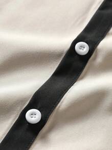 Manfinity Homme Men Plus Striped Print Shirt Without Tee - Multicolor - View 6