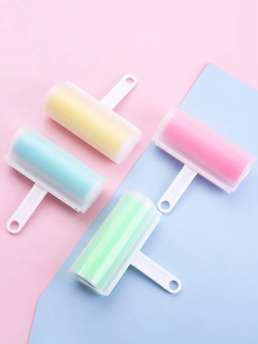 1入組隨機色寵物毛髮吸塵滾筒適用於貓和狗狗適用於全部季節 - 彩色 - 查看 1