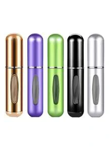 5入組5ML空便攜式迷你可填充香水瓶噴瓶化妝品容器適合旅行 - 彩色 - 查看 2