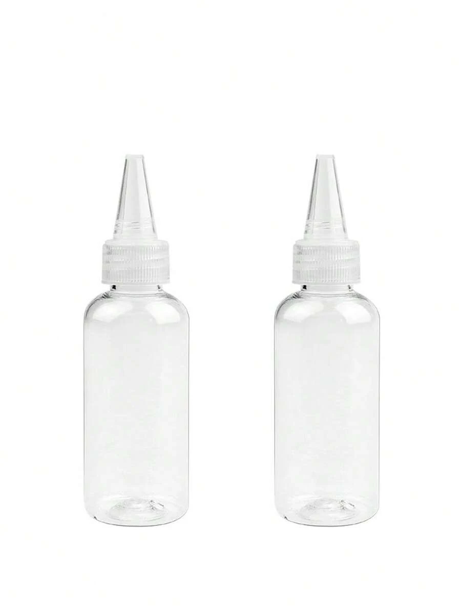 2 piezas Botella de subpaquete 50ML vacío líquido - transparente - Ver 1