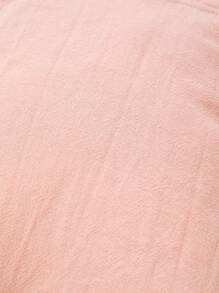 SHEIN 嬰兒波點圖案T恤和3D耳朵設計背帶連體短褲套裝 - 彩色 - 查看 8