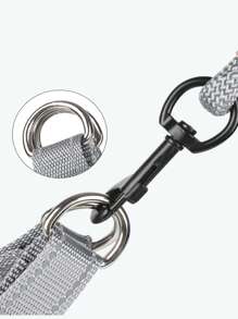 Adjustable And Reflective Comfortable Pet Collar Chest Back Strap For Medium-Sized Dogs, Fashionable And Lightweight Dog Leash Backpack For Outdoor Activities - Black - View 9