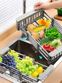 1 giá đỡ cống bằng thép không gỉ - Xám - Xem 1