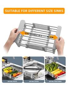 1 giá đỡ cống bằng thép không gỉ - Xám - Xem 3