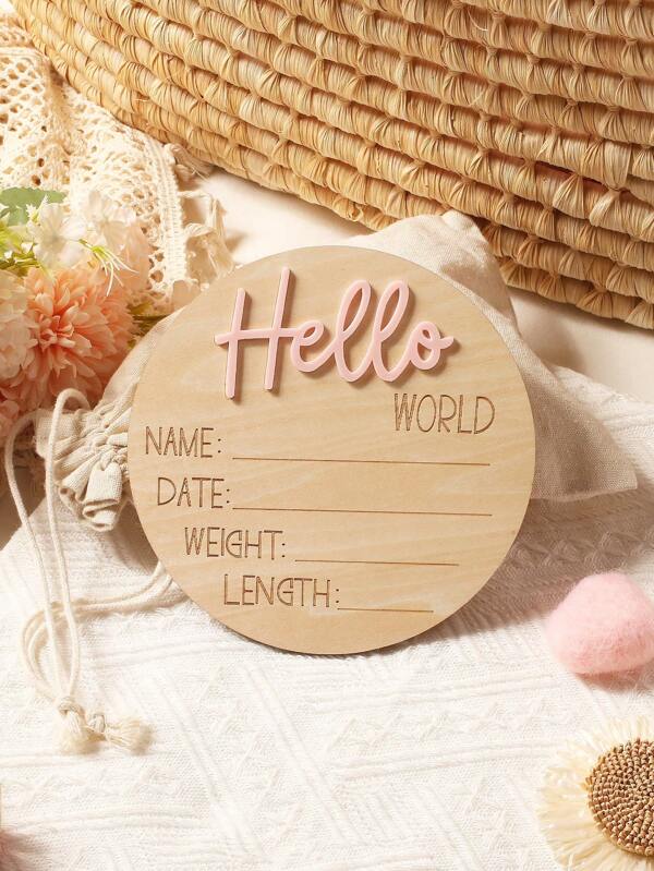 Newborn Letter Graphic Monthly Milestones Photography Prop SHEIN USA
