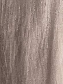 SHEIN LUNE Solid Button Front Drop Shoulder Shirt