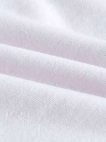 The Powerpuff Girls | ROMWE Letter Graphic Contrast Binding Cheerleader Costume Set - Multicolor - View 3