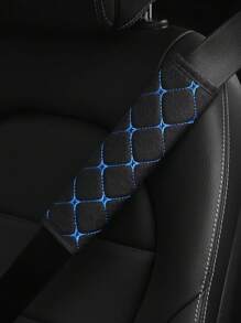 MEIKAXIU 1 pieza Funda para cinturón de de coche de poliéster transpirable, accesorios para coche - Multicolor - Ver 2