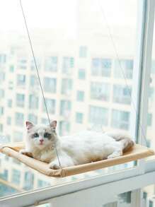 1pc Cat Hammock, Suitable For All Seasons, For Cats Puppy Keep Dog Bed Cat Bed Easy To Clean
