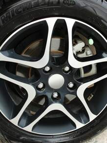 4pcs ABS Glow In The Dark Car Tire Valve Cap - Green - View 7