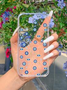 邪惡之眼圖案手機外殼 - 彩色 - 查看 2