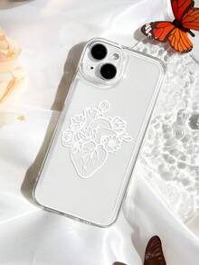 Flower Pattern Phone Case - White - View 2