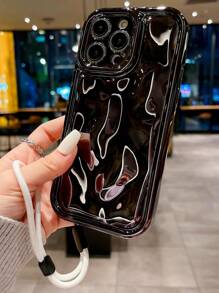 Waterproof Phone Case With Lanyard - Black - View 2