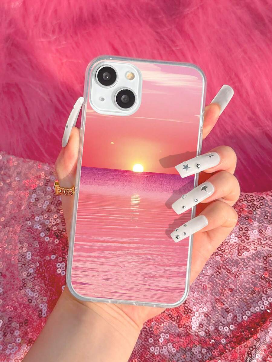 日落圖案手機殼 - 彩色 - 查看 1