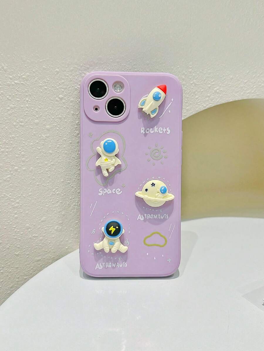 Astronaut Decor Phone Case - Multicolor - View 1
