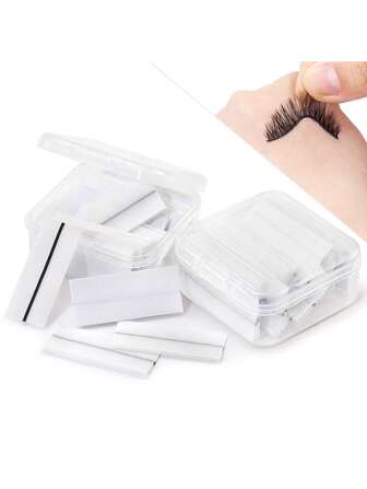 HMQ beauty 40pcs Self-Adhesive Glue-Free Eyelash Strips, For Pregnant Women & Children, False Eyelashes Makeup Tool