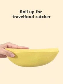 Bộ 2 chiếc yếm ăn dặm bằng silicon chống thấm nước, dễ vệ sinh, có thể điều chỉnh ngẫu nhiên, dùng cho bé ăn hàng ngày - Màu vàng - Xem 4