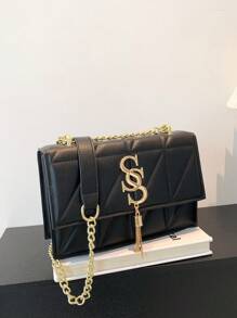 Bag For Women Chain Crossbody Bag Fashionable Versatile - Black - View 7