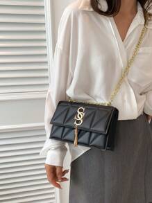 Bag For Women Chain Crossbody Bag Fashionable Versatile - Black - View 3