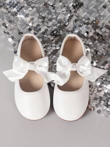 Chicas Zapatos mary jane con diseño de lazo para exterior - Blanco - Ver 6
