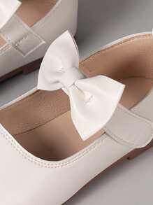 Zapatos planos de estilo británico, suaves, cómodos y de uso diario simple, para fiestas, bodas y niños - Blanco - Ver 6