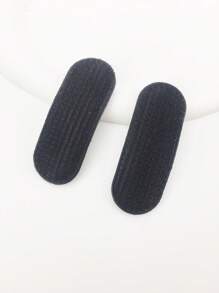 Hair Pad,2Pcs Hair Volume Increase Fluffy Pad Invisible Seamless Bangs Sponge Heightening Pad - Black - View 1