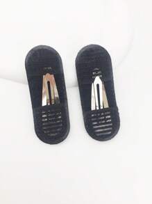 Hair Pad,2Pcs Hair Volume Increase Fluffy Pad Invisible Seamless Bangs Sponge Heightening Pad - Black - View 2